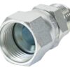 Hydraulikadapter 3/4'' JIC Han x 7/8'' JIC Drejelig hun