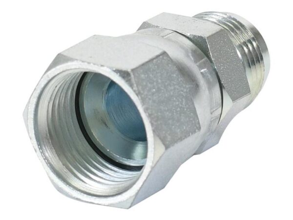 Hydraulikadapter 3/4'' JIC Han x 7/8'' JIC Drejelig hun