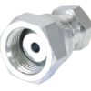 Hydraulikadapter 1/4'' BSP Drejelig hun x 1/2'' BSP Drejelig hun