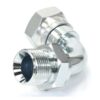 Hydraulikadapter 3/4'' BSP Han x 3/4'' BSP Drejelig hun 90° Bøjning