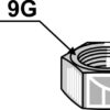 Møtrik 7/8'' 9G