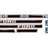 Emblemsæt - Ford / New Holland 7610 Force II
