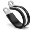 Clamp m/gummi, ID: Ø14mm