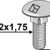 Bolt M12x1,75x30 - 10.9