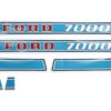Emblemsæt - Ford / New Holland 7000