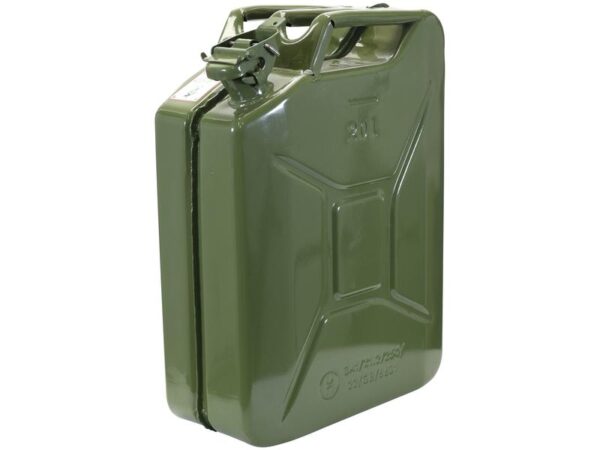 Metal Benzindunk - Grøn 20 liter (Unleaded Petrol)