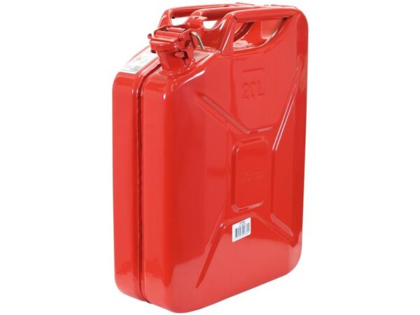 Metal Benzindunk - Rød 20 liter (benzin)