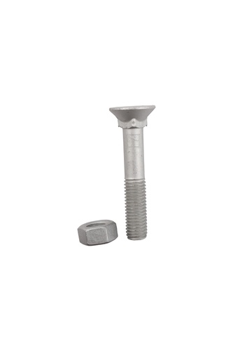 Plovbolt M12x1,75x70 med møtrik