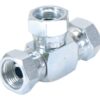 Hydraulisk T-stykke 3/8'' BSP Drejelig hun x 3/8'' BSP Drejelig hun x 3/8'' BSP Drejelig hun