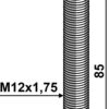 Bolt M12x1,75x85 u. møtrik