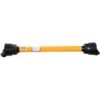 GARDLOC PTO Aksel - (Lz) Længde: 1010mm, 1 3/8'' x 6 Spline Q.R. til 1 3/8 x 6 Springbolt