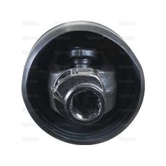 GARDLOC PTO Aksel - (Lz) Længde: 1010mm, 1 3/8'' x 6 Spline Q.R. til 1 3/8 x 6 Springbolt
