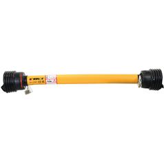 GARDLOC PTO Aksel - (Lz) Længde: 1210mm, 1 3/8'' x 6 Spline Q.R. til 1 3/8 x 6 Springbolt