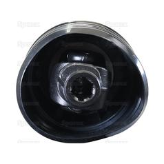 GARDLOC PTO Aksel - (Lz) Længde: 1210mm, 1 3/8'' x 6 Spline Q.R. til 1 3/8 x 6 Springbolt