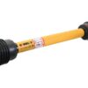 GARDLOC PTO Aksel - (Lz) Længde: 1010mm, 1 3/8'' x 6 Spline Q.R. til 1 3/8 x 6 Spline Ratchet Clutch