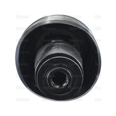 GARDLOC PTO Aksel - (Lz) Længde: 1010mm, 1 3/8'' x 6 Spline Q.R. til 1 3/8 x 6 Spline Ratchet Clutch