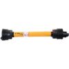 GARDLOC PTO Aksel - (Lz) Længde: 880mm, 1 3/8'' x 6 Spline Q.R. til 1 3/8'' x 6 Friløbskobling