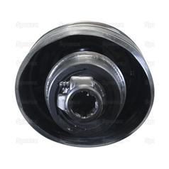 GARDLOC PTO Aksel - (Lz) Længde: 1010mm, 1 3/8'' x 6 Spline Q.R. til 1 3/8'' x 6 Friløbskobling