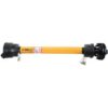 GARDLOC PTO Aksel - (Lz) Længde: 1010mm, 1 3/8'' x 6 Spline Q.R. til 1 3/8 x 6 Friktionsskive