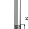 Bolt M12x1,75x90 u. møtrik