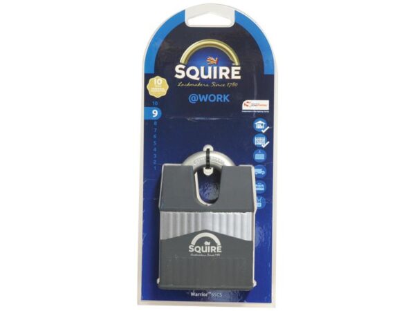 Squire 65CS Hængelås m/kodelås , Bredde (mm): 65mm (Sikkerhedsklasse: 9)