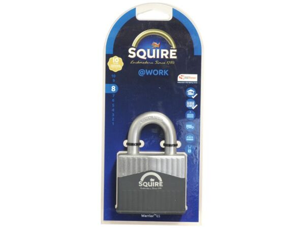 Squire 65 Hængelås m/kodelås , Bredde (mm): 65mm (Sikkerhedsklasse: 8)
