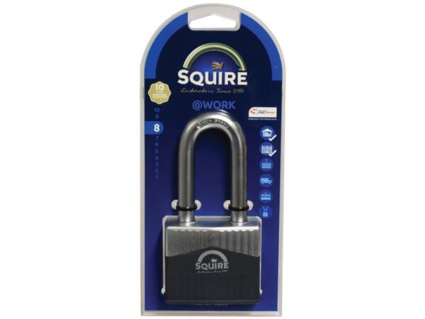 Squire 65/2.5 Hængelås m/kodelås , Bredde (mm): 65mm (Sikkerhedsklasse: 8)