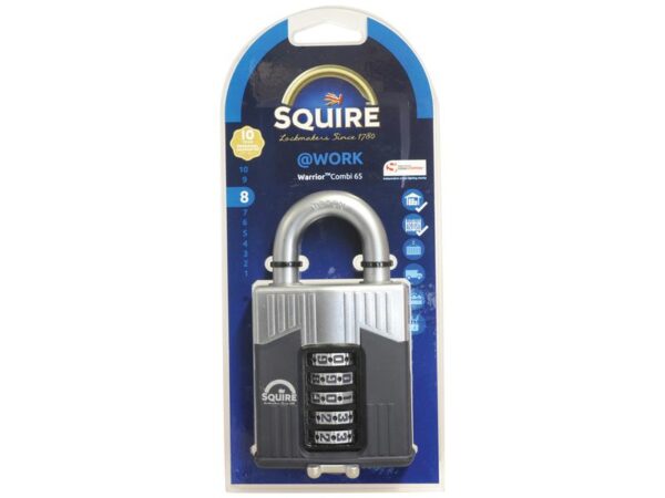 Squire 65 COMBI Hængelås Combi, Bredde (mm): 65mm (Sikkerhedsklasse: 8)