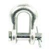 Sjækel (m/split), Stift Ø12mm, Kæbebredde: 18mm