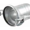 Kobling m/slangestuds og lukkebeslag - Hun 8'' (200mm) x8'' (200mm) (galvaniseret)
