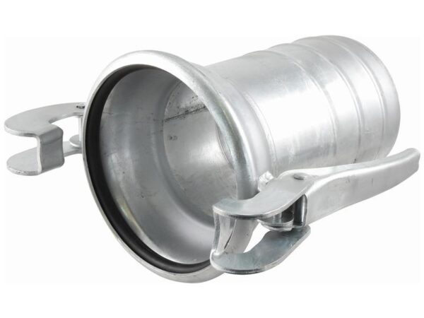 Kobling m/slangestuds og lukkebeslag - Hun 8'' (200mm) x8'' (200mm) (galvaniseret)