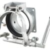 Kobling QR m/flange - Hun 6'' (159mm) x (150mm) (galvaniseret)
