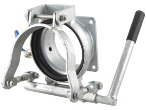 Kobling QR m/flange - Hun 6'' (159mm) x (150mm) (galvaniseret)