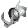 Kobling QR m/flange - Hun 6'' (159mm) x (150mm) (galvaniseret)