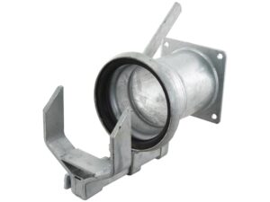 136632_pic1 Kobling QR m/flange - Hun 6'' (159mm) x (150mm) (galvaniseret)