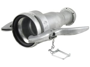 Adapter m/lukkebeslag Han-Hun - 4 til 3'' (108-89mm) (galvaniseret)