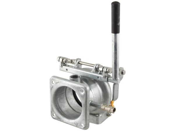 Kobling QR m/flange - Hun 6'' (159mm) x (150mm) (galvaniseret)