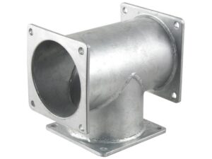 136701_pic1 T-stykke m/flange 6'' (150mm) (galvaniseret)