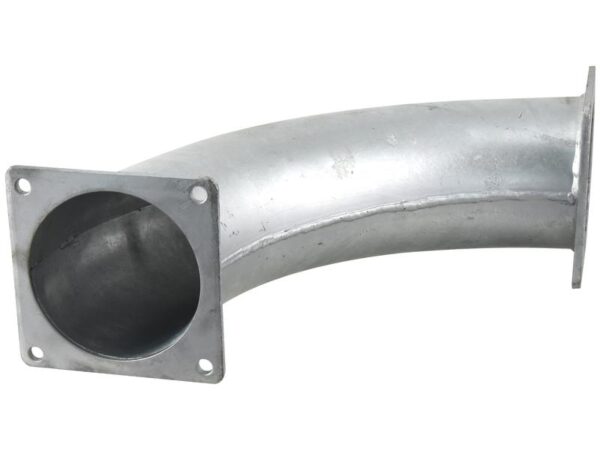 Bøjning 90° m/dobbelt flange 6'' (150mm) (galvaniseret)