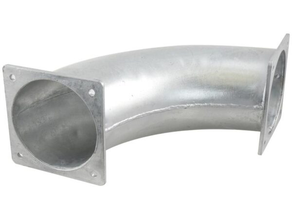 Bøjning 90° m/dobbelt flange 8'' (200mm) (galvaniseret)