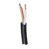 Kabel 2x1.5mm² (50m) Sort