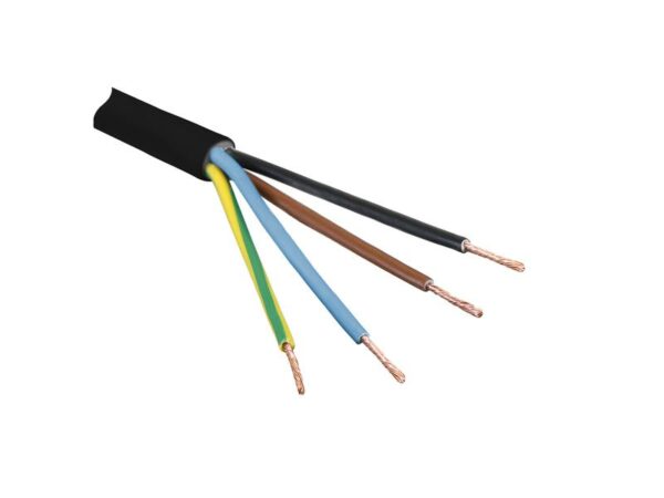 Kabel 4x1.5mm² (50m) Sort