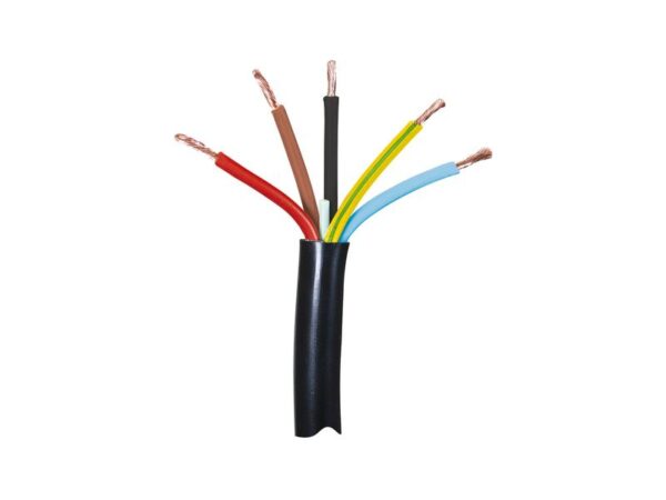 Kabel 5x1.5mm² (50m) Sort