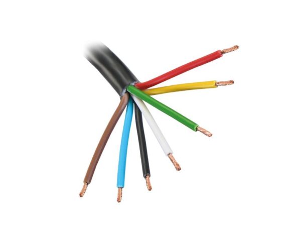 Kabel 7x1mm² (50m) Sort