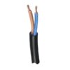 Kabel 2x1.5mm² (50m) Sort