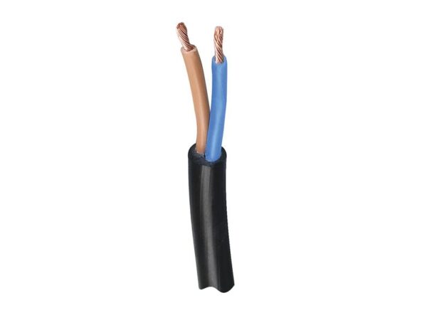 Kabel 2x1.5mm² (50m) Sort