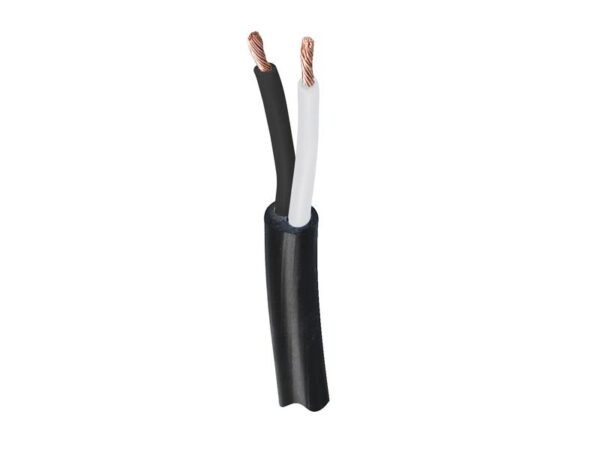Kabel 2x1mm² (50m) Sort
