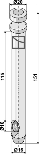 Topstangs bolt