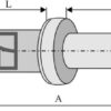 Bolt for liftarm for påsvejsning