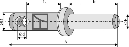 Bolt for liftarm for påsvejsning
